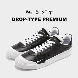 Nike Drop Type Premium Men's Retro Black Leather Shoe Sneakers